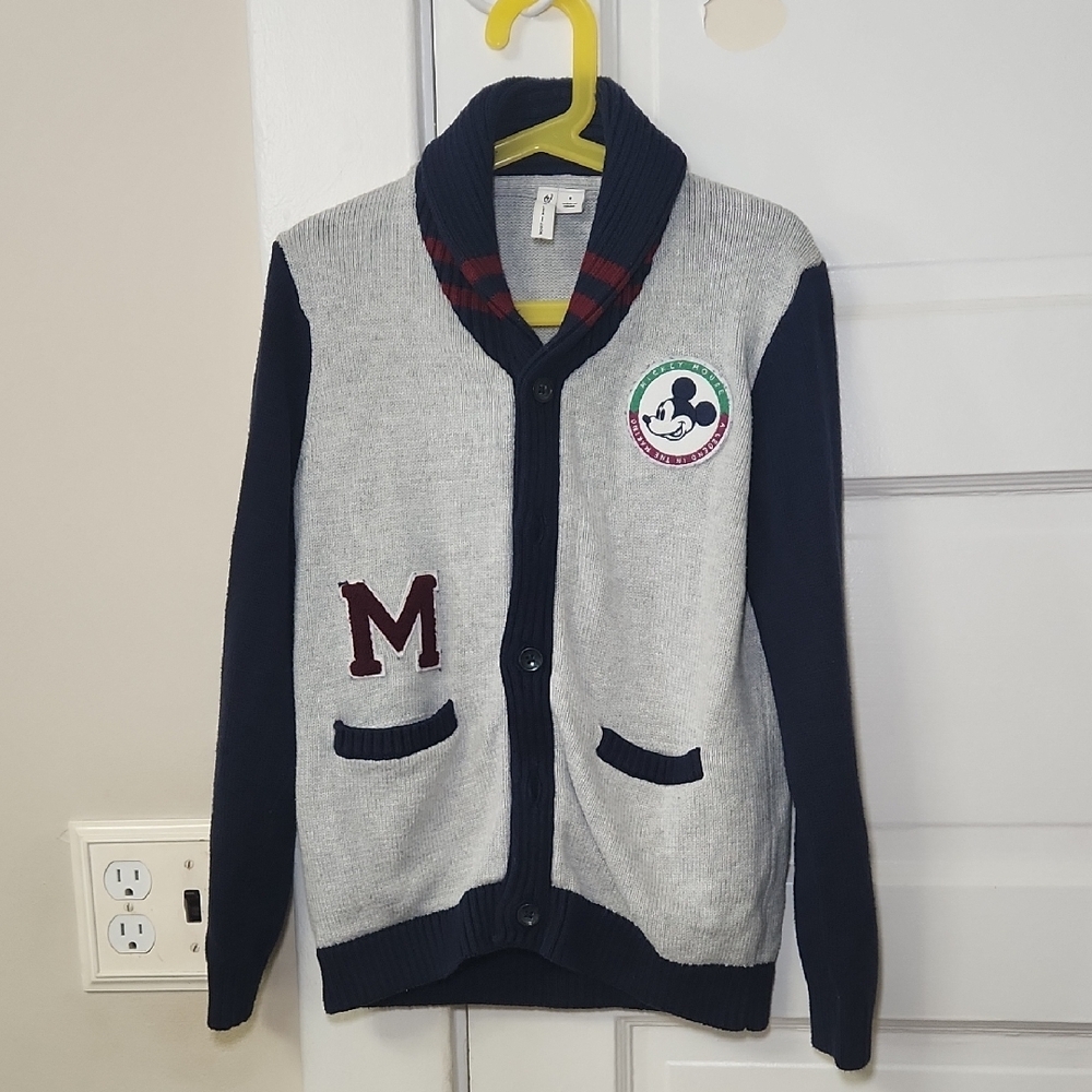 Janie and Jack Gray Knit Cardigan